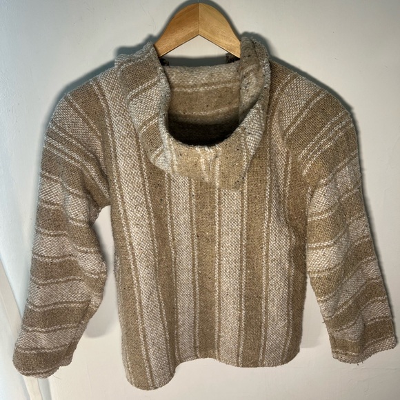 Neutral Tone Poncho - Picture 1 of 3